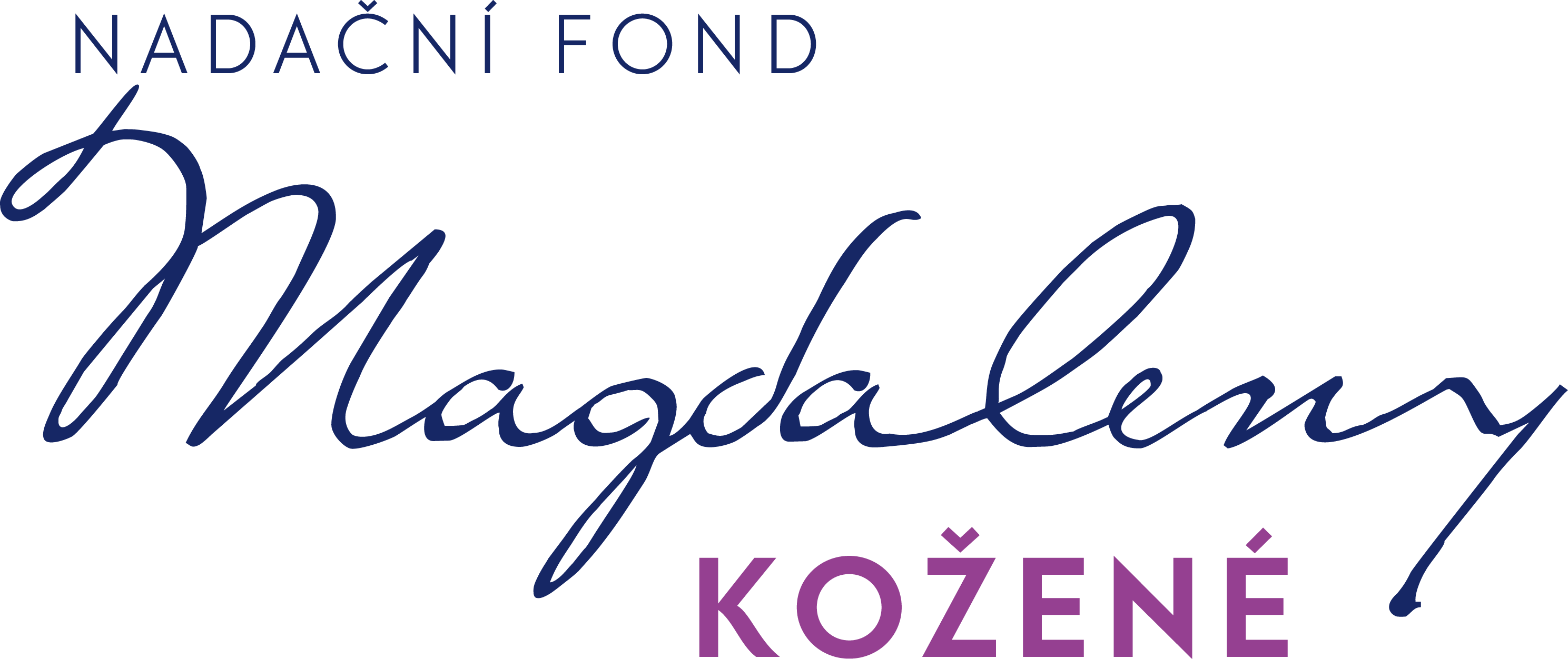 Logo - Nadační fond Magdaleny Kožené